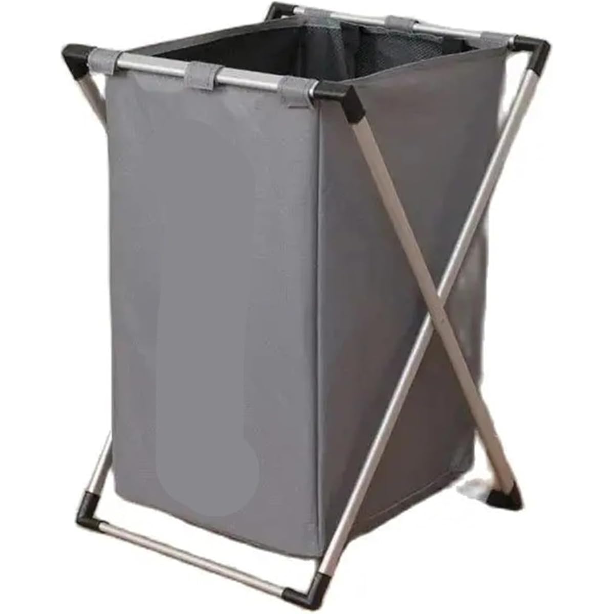 Gray Folding Laundry Hamper